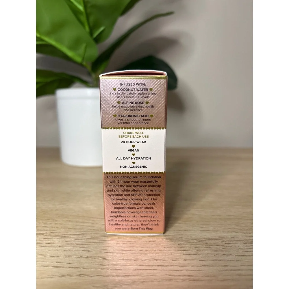 Too Faced Born This Way Healthy Glow Skin Tint SPF 30 Cloud 2oz Serum Foundation